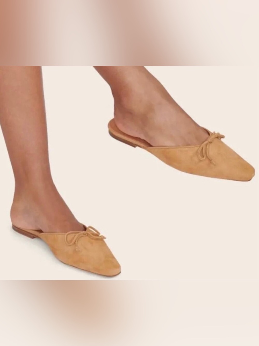 Staud Suede Bow Accents Mules Sz. 41 (US 11)